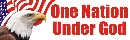 Under God Bumper Sticker - Click for larger image