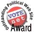 Votenet.com Award for Outstanding Political Website